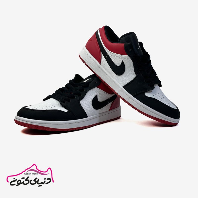 نایک ایر جردن 1 Nike Air Jordan 1 Low Bred Toe