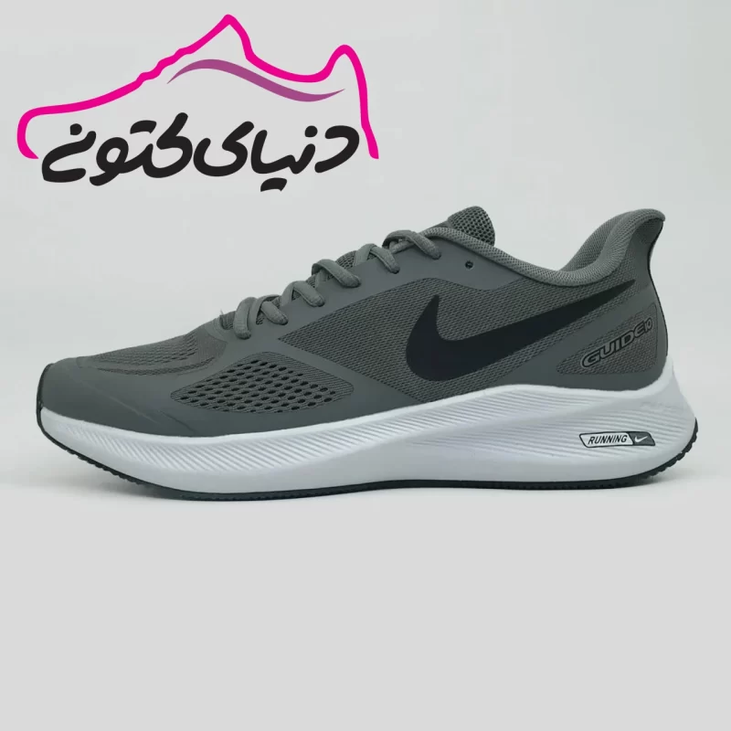 کتونی اسپرت مردانه نایک زوم گاید 10 طوسی